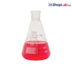 Bình tam giác thủy tinh trong suốt cổ mài 1000ml, NS 29/32 028.01.901 Isolab