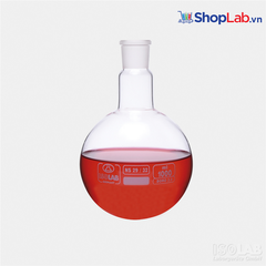 Bình cầu đáy tròn cổ nhám thủy tinh trong suốt 500ml, NS 29/32 030.02.501 Isolab