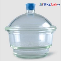 Bình hút ẩm không vòi trong suốt 250mm, 10.5l 039.01.250 Isolab