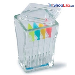 Hộp nhuộm lam đứng Hellendahl 60x60x105 mm 073.01.001 Isolab