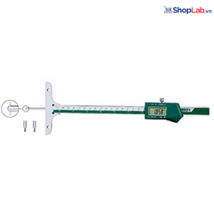 Thước đo chiều sâu điện tử với thanh đo tròn 1148-300EWL Insize