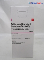 Tellurium Standard Solution, 1000 ppm, for ICP and AAS, 100ml/chai, Wako-Nhật