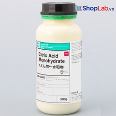 Citric Acid Monohydrate, chai 500g, Wako-Nhật