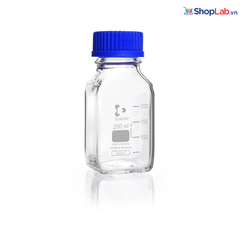 Chai trung tính vuông, GL45 1000ml Duran