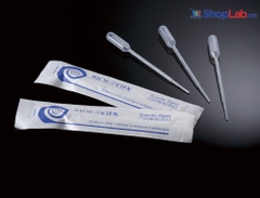 Pipet pasteur 3ml, tiệt trùng từng cái 500c/hộp Biologix