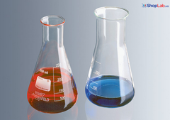 Bình tam giác miệng hẹp không nhám 100ml Marienfeld