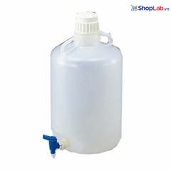 Bình nhựa  HDPE/có van PP 10L Dinlab