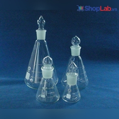 Bình tam giác thủy tinh có nút 100ml, 19/24 Onelab
