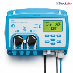 Bộ điều khiển pH/ORP kết hợp bơm và ngõ ra Analog (Hanna Cloud) BL123-10 Hanna