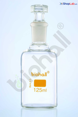 Chai trắng miệng hẹp có nút nhám 1000ml Biohall