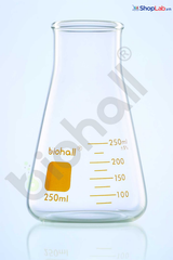 Bình tam giác miệng rộng, có chia vạch 250ml Biohall