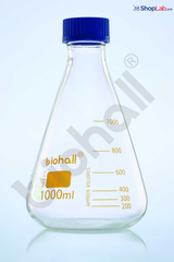 Bình tam giác nặp vặn, có chia vạch 150ml Biohall