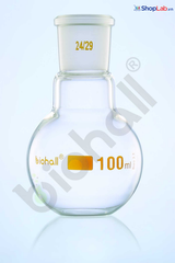 Bình cầu 1 cổ nhám đáy bằng 250ml-24/29 Biohall