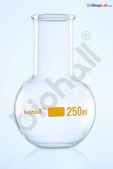 Bình cầu cổ trơn đáy bằng miệng hẹp 5000ml Biohall