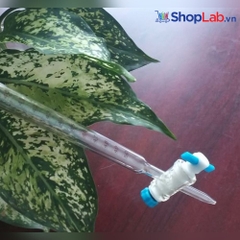 Buret Class A khóa PTFE 50ml, chia vạch 0.1ml Onelab
