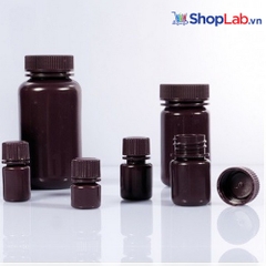 Chai nhựa nâu có nắp Genlab