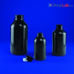 Chai nhựa xám PE 125ml, chia vạch 20ml K3191 Kartell
