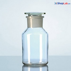 Chai trắng miệng rộng, nút thủy tinh 1000ml, 60/31 Dinlab