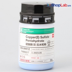 Copper(II) Sulfate Pentahydrate, 500g/chai, Wako - Nhật Bản