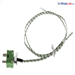 Cặp đầu dò nhiệt độ loại K với cáp cách điện sợi thủy tinh 20m và cảm biến tiếp xúc FC766F/20 Hanna