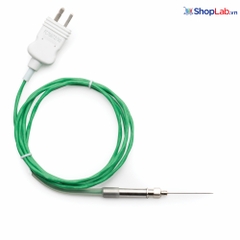 Đầu dò nhiệt độ loại K, cáp thẳng có lớp cách điện PTFE (Teflon), kim dài 60 mm FC766TZ/60 Hanna