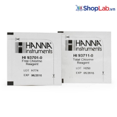 Thuốc thử clo dư cho bộ dụng cụ HI38018, 200 lần đo HI38018-200 Hanna