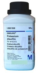 Potassium disulfite for analysis EMSURE® , Merck- Đức (2,5kg/Chai)