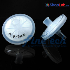 Syringe lọc DualVTechTM RC+GF 25mm x 0.45um RC2G030N045I Finetech