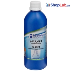 Dung dịch đệm hiệu chuẩn đến phần nghìn pH 7.413 (25°C) HI6074, 500 mL Hanna