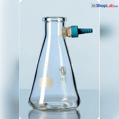 Bình tam giác, có nhánh hút CK bằng nhựa 1000mL Duran