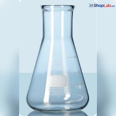 Bình tam giác cổ rộng 250mL, thành dày Duran