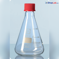 Bình tam giác nắp vặn đỏ 500mL Duran