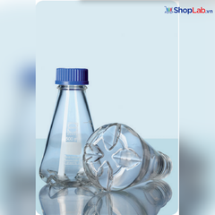 Bình tam giác nắp vặn, đáy có 4 khía, 500mL Duran