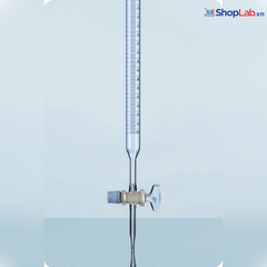Buret Khóa TT 100mL, 1/5, loại B Duran