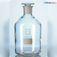 Chai trắng cổ hẹp nút TT 1000mL 29/32 Duran