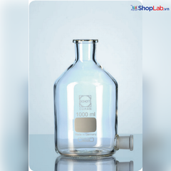 Chai thủy tinh có vòi 20000mL 29/32 (không nhám, không kèm nút, vòi) Duran