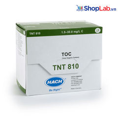 Thuốc thử TOC TNTplus, LR (1,5-30,0 mg/LC), 25 tests TNT810 Hach