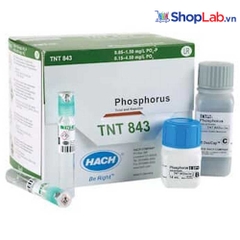 Thuốc thử Phốt pho (phản ứng và tổng) TNTplus, LR (0,15-4,50 mg/L PO₄), 25 test TNT843 Hach