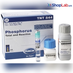 Ống TNTplus, HR, phân tích Photpho (1,5-15,0 mg/L PO₄), 25tests TNT844 Hach