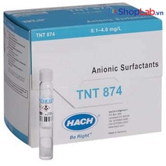 Thuốc thử chất hoạt động bề mặt anion TNTplus (0,1-4,0 mg/L), 25tests TNT874 Hach