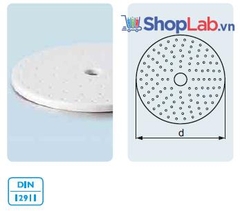 Đĩa bằng sứ cho bình hút ẩm 200mm 297256103 Duran