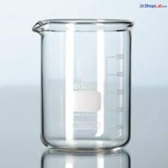 Cốc đốt thấp thành có mỏ, thành miệng dày 600ml Duran