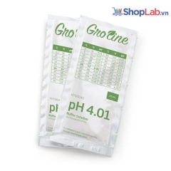 Dung dịch đệm GroLine pH 4.01 kèm Giấy chứng nhận phân tích, (25 x 20mL) HI70004G Hanna