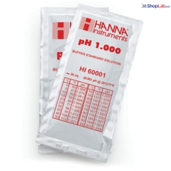 Dung dịch hiệu chuẩn pH 1.000, gói 20mL (25 gói) Hanna