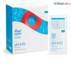 Dung Dịch Hiệu Chuẩn pH 4.01 Dạng Gói 20mL (25 Gói) HI700044P Hanna