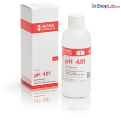 Dung Dịch Hiệu Chuẩn pH 4.01 (230 mL) HI7004M Hanna