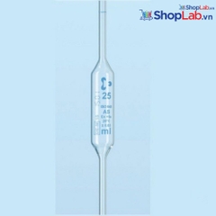 Ống hút bầu vạch xanh 1ml, AS, dạng thẳng