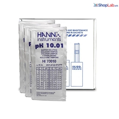 Gói đệm hiệu chuẩn pH 10.01 (25 x 20 mL) HI70010P Hanna