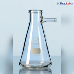 Bình tam giác, có nhánh hút CK 1000mL Duran