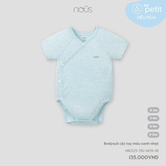 Bodysuit cộc tay màu xanh nhạt